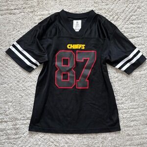 Travis Kelce 87 chiefs Kansas City youth football jersey